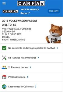 2015 Volkswagen Passat TDI Comfortline  6 speed - Photo 12 - Chino Hills, CA 91709
