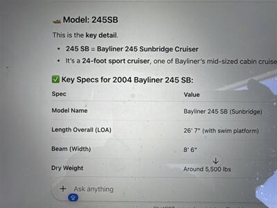 2004 BAYINER 245 Sunbridge Cruiser   - Photo 29 - Chino Hills, CA 91709