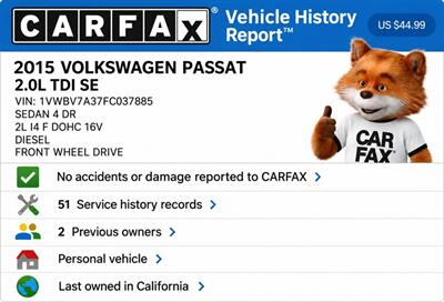 2015 Volkswagen Passat 2.0L TDI 6 speed - Photo 44 - San Diego, CA 91977