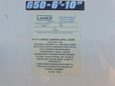 2022 LANCE 650   - Photo 34 - Chino Hills, CA 91709