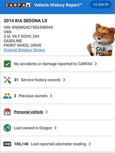 2014 Kia Sedona LX   - Photo 18 - Gainesville, GA 30501