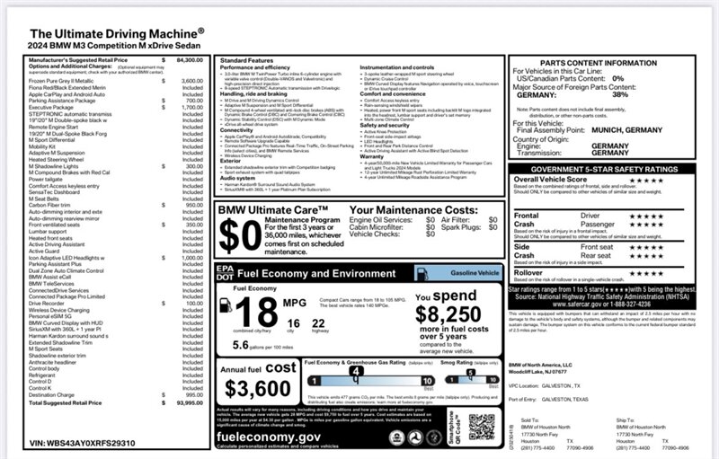 2024 BMW M3 Competition xDrive - Photo 49 - Canoga Park, CA 91303