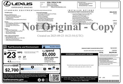 2026 Lexus TX 350 Premium   - Photo 53 - Canoga Park, CA 91303