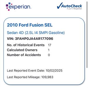 2010 Ford Fusion SEL   - Photo 11 - Baton Rouge, LA 70805