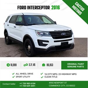 2016 Ford Explorer Police Interceptor Utilit SUV