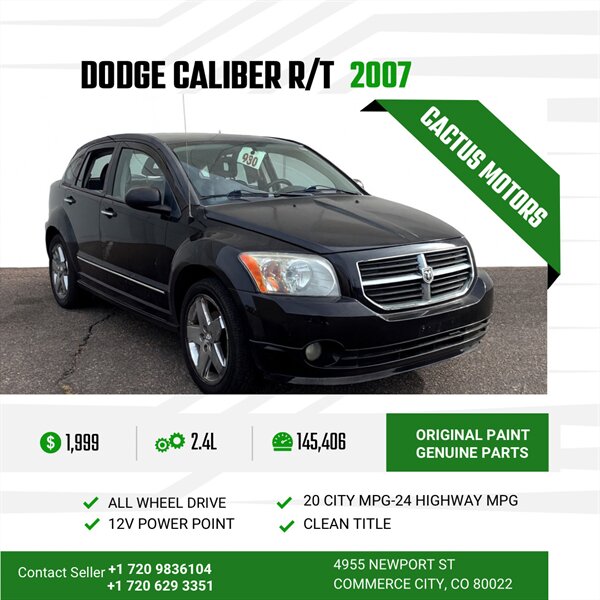 2007 Dodge Caliber R/T  