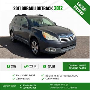 2011 Subaru Outback 2.5i Premium - Photo 1 - Commerce City, CO 80022