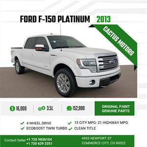 2013 Ford F-150 Platinum Truck