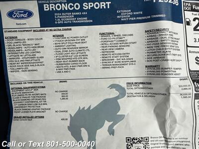 2024 Ford Bronco Sport Outer Banks   - Photo 10 - North Salt Lake, UT 84010
