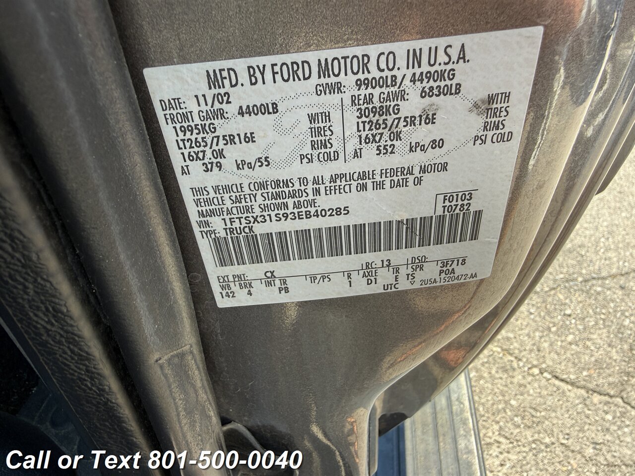 2003 Ford F-350 Super Duty XLT 4dr SuperCab XLT - Photo 8 - North Salt Lake, UT 84010