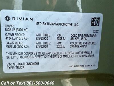 2022 Rivian R1T Launch Edition   - Photo 22 - North Salt Lake, UT 84010