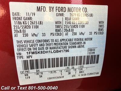 2020 Ford Explorer XLT   - Photo 37 - North Salt Lake, UT 84010