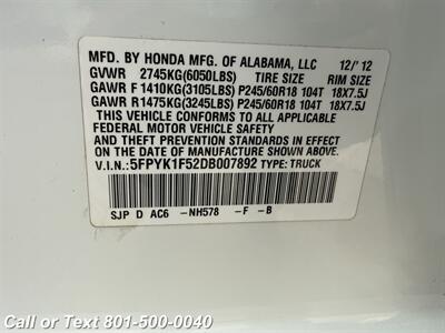 2013 Honda Ridgeline RTL - Photo 38 - North Salt Lake, UT 84010