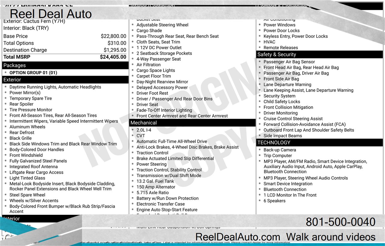 2022 Hyundai KONA SE   - Photo 1 - North Salt Lake, UT 84010