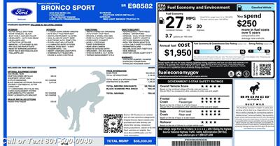 2025 Ford Bronco Sport Big Bend   - Photo 5 - North Salt Lake, UT 84010
