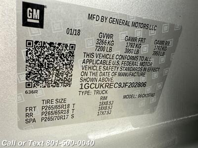 2018 Chevrolet Silverado 1500 LT   - Photo 21 - North Salt Lake, UT 84010