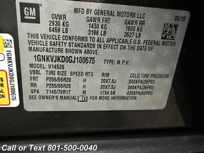 2016 Chevrolet Traverse LTZ - Photo 28 - North Salt Lake, UT 84010