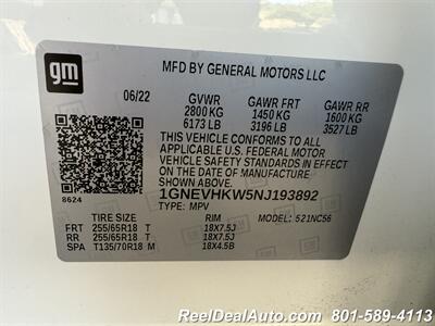 2022 Chevrolet Traverse LT Leather   - Photo 42 - North Salt Lake, UT 84010