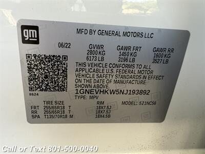 2022 Chevrolet Traverse LT Leather   - Photo 42 - North Salt Lake, UT 84010