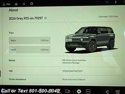 2026 Rivian R1S Adventure  Max Battery Performance - Photo 2 - North Salt Lake, UT 84010