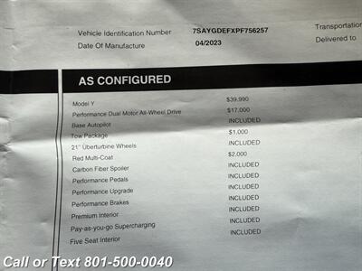 2023 Tesla Model Y Performance   - Photo 6 - North Salt Lake, UT 84010