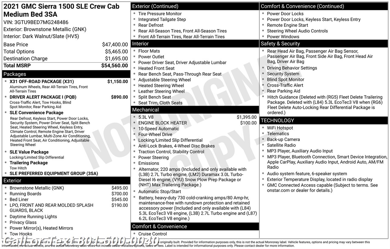 2021 GMC Sierra 1500 SLE   - Photo 5 - North Salt Lake, UT 84010