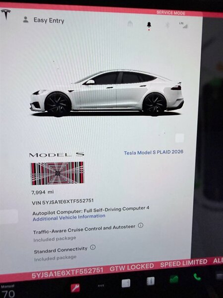 2026 Tesla Model S Plaid  
