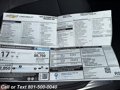 2020 Chevrolet Silverado 1500 LT Trail Boss   - Photo 44 - North Salt Lake, UT 84010