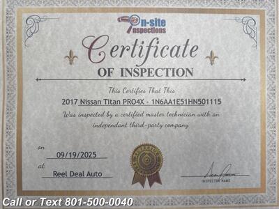 2017 Nissan Titan PRO-4X   - Photo 14 - North Salt Lake, UT 84010