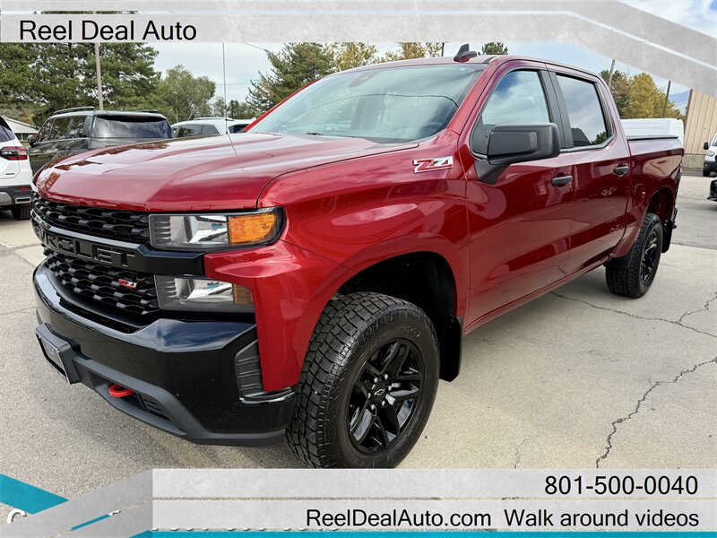 Dark Toreador Red 2021 Chevrolet Silverado 1500 Pickup Truck Four-Wheel Drive 6-Speed Automatic