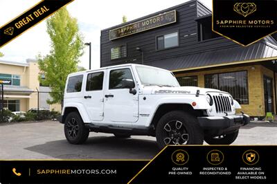 2017 Jeep Wrangler Unlimited Sahara SUV