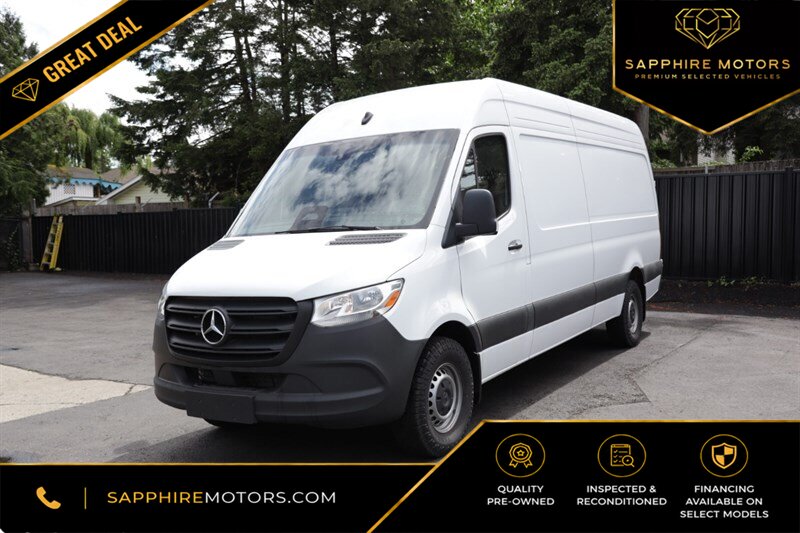 White 2025 Mercedes-Benz Sprinter Cargo Van Rear-Wheel Drive 9-Speed Automatic