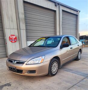 2007 Honda Accord Value Package Sedan