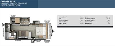 2026 Forest River ROCKWOOD 2522FB   - Photo 2 - Lake Ariel, PA 18436