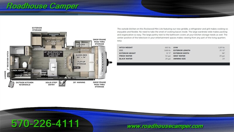 2026 Forest River ROCKWOOD MINILITE 2513S  