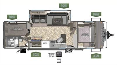 2022 Forest River PUMA 28DBFQ   - Photo 2 - Lake Ariel, PA 18436