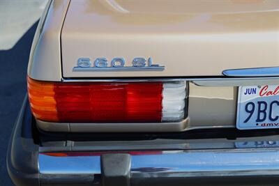 1986 Mercedes-Benz 560 SL   - Photo 30 - San Juan Capist, CA 92675