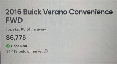 2016 Buick Verano Convenience Group - Photo 10 - Topeka, KS 66608