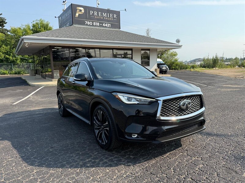Black 2022 INFINITI QX50 SUV / Crossover All-Wheel Drive Automatic