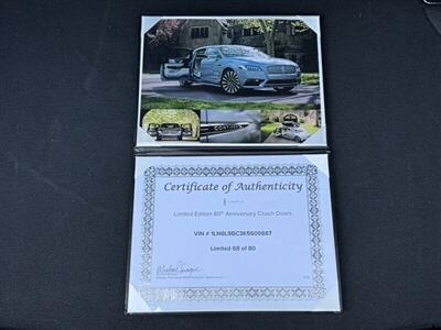 2019 Lincoln Continental Limited Edition 80th Anniversary Coach  Doors  Limited 68 of 80 - Photo 72 - North Hollywood, CA 91605