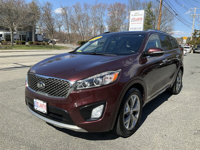 Red (Sangria) 2017 Kia Sorento SX V6 AWD SUV / Crossover All-Wheel Drive Automatic