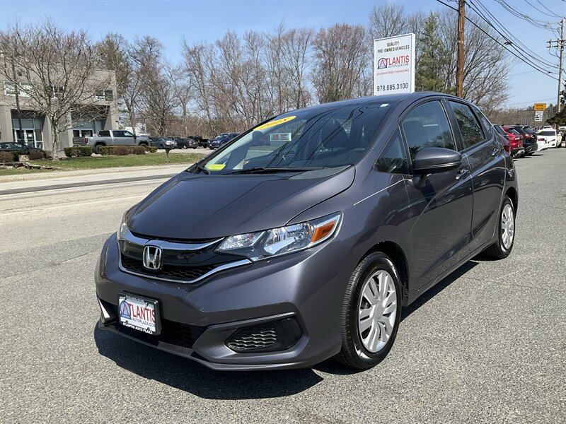 Gray (Modern Steel Metallic) 2018 Honda Fit LX Hatchback Front-Wheel Drive Automatic