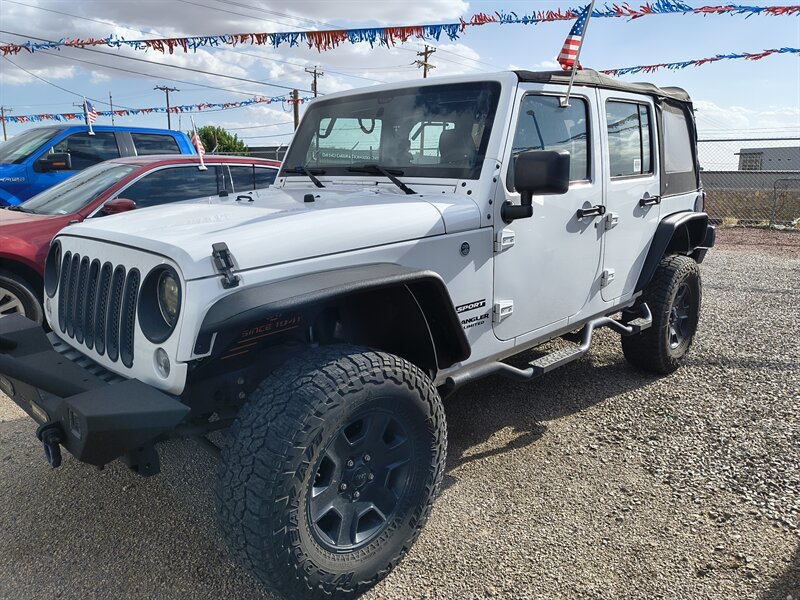 2016 Jeep Wrangler Unlimited Sport   - Photo 1 - Canutillo, TX 79835