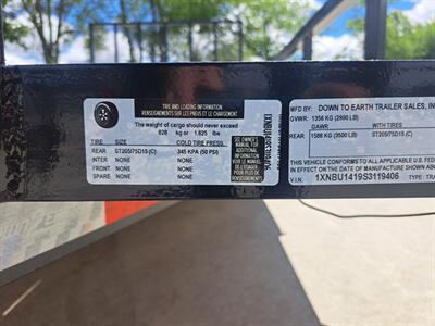 2025 DownEarth 82 " x 14' Single Axle Utility   - Photo 7 - Goshen, IN 46526