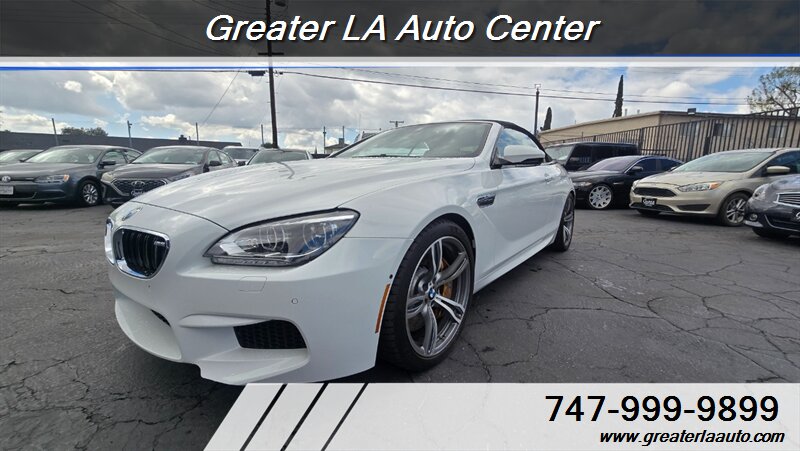 Alpine White 2013 BMW M6 Convertible RWD Convertible Rear-Wheel Drive 7-Speed Automatic