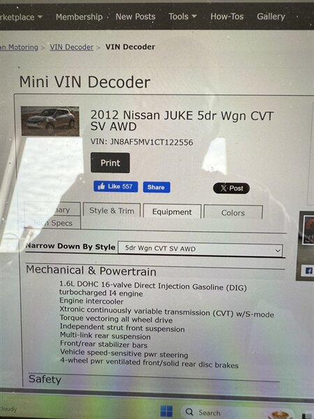 2012 Nissan JUKE S   - Photo 10 - Dennisville, NJ 08214