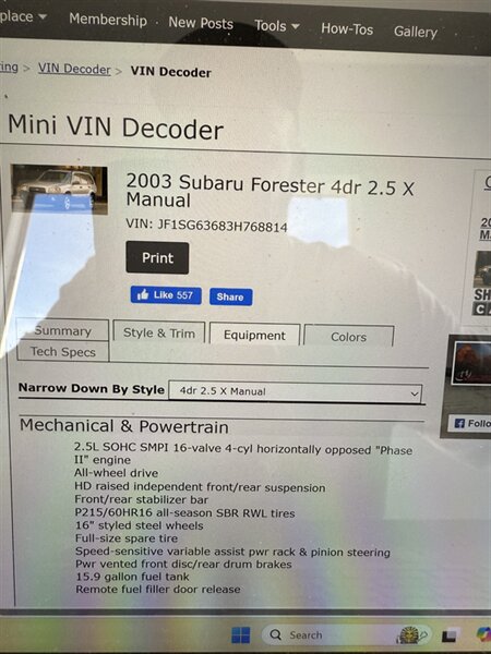 2003 Subaru Forester X - Photo 11 - Dennisville, NJ 08214