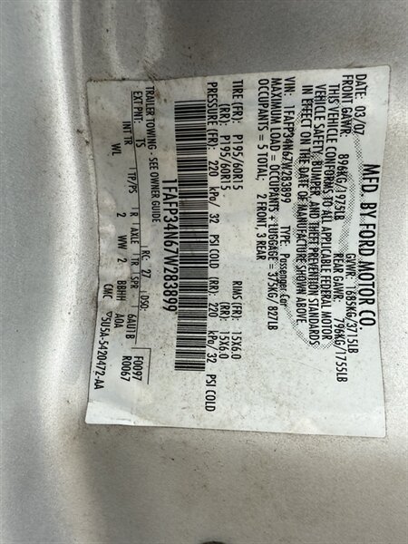 2007 Ford Focus ZX4 S - Photo 11 - Dennisville, NJ 08214