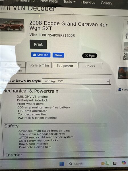 2008 Dodge Grand Caravan SXT - Photo 19 - Dennisville, NJ 08214