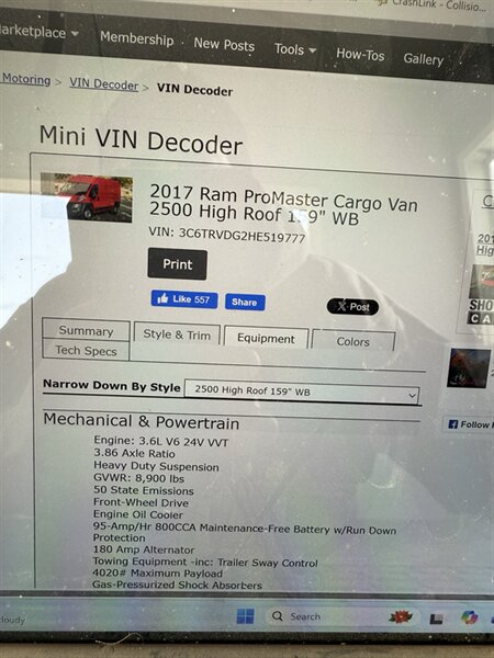 2017 RAM ProMaster 2500 159 WB - Photo 10 - Dennisville, NJ 08214